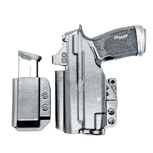 Four Brothers Holsters Inside Waistband IWB & AIWB Holster & Magazine Carrier combo for the Sig Sauer P365-XMACRO, TACOPS COMP & Streamlight TLR-7 X or TLR-7 A 