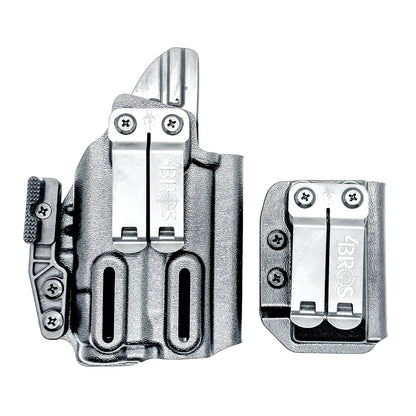 Four Brothers Holsters Inside Waistband IWB & AIWB Holster & Magazine Carrier combo for the Sig Sauer P365-XMACRO, TACOPS COMP & Streamlight TLR-7 X or TLR-7 A 