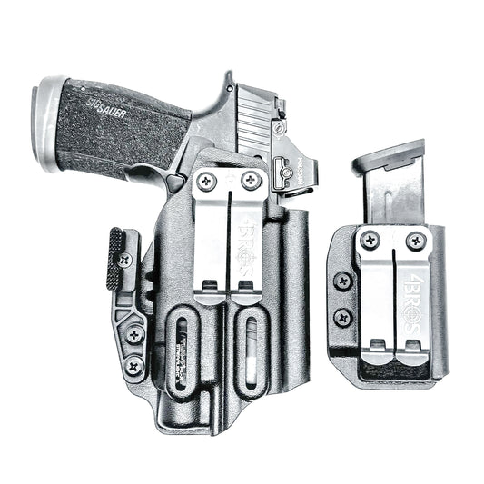 Inside Waistband IWB Holster & Magazine carrier Combo fits Sig Sauer P365-XMACRO & Streamlight TLR-7 X/A or TLR-7 HL-X from Four Brothers Holsters