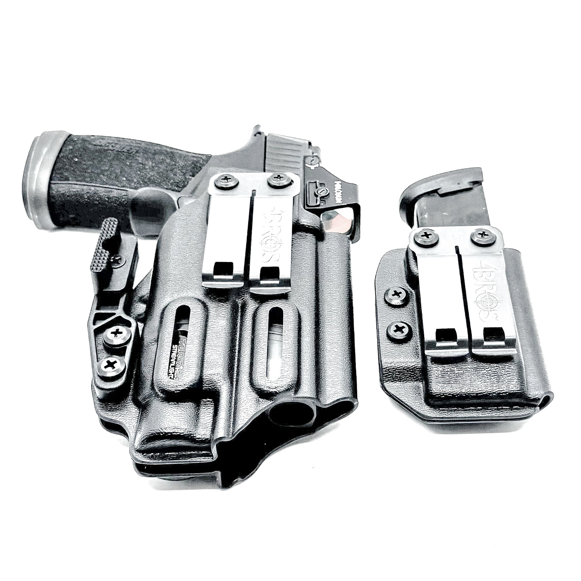 Inside Waistband IWB Holster & Magazine carrier Combo fits Sig Sauer P365-XMACRO & Streamlight TLR-7 X/A or TLR-7 HL-X from Four Brothers Holsters