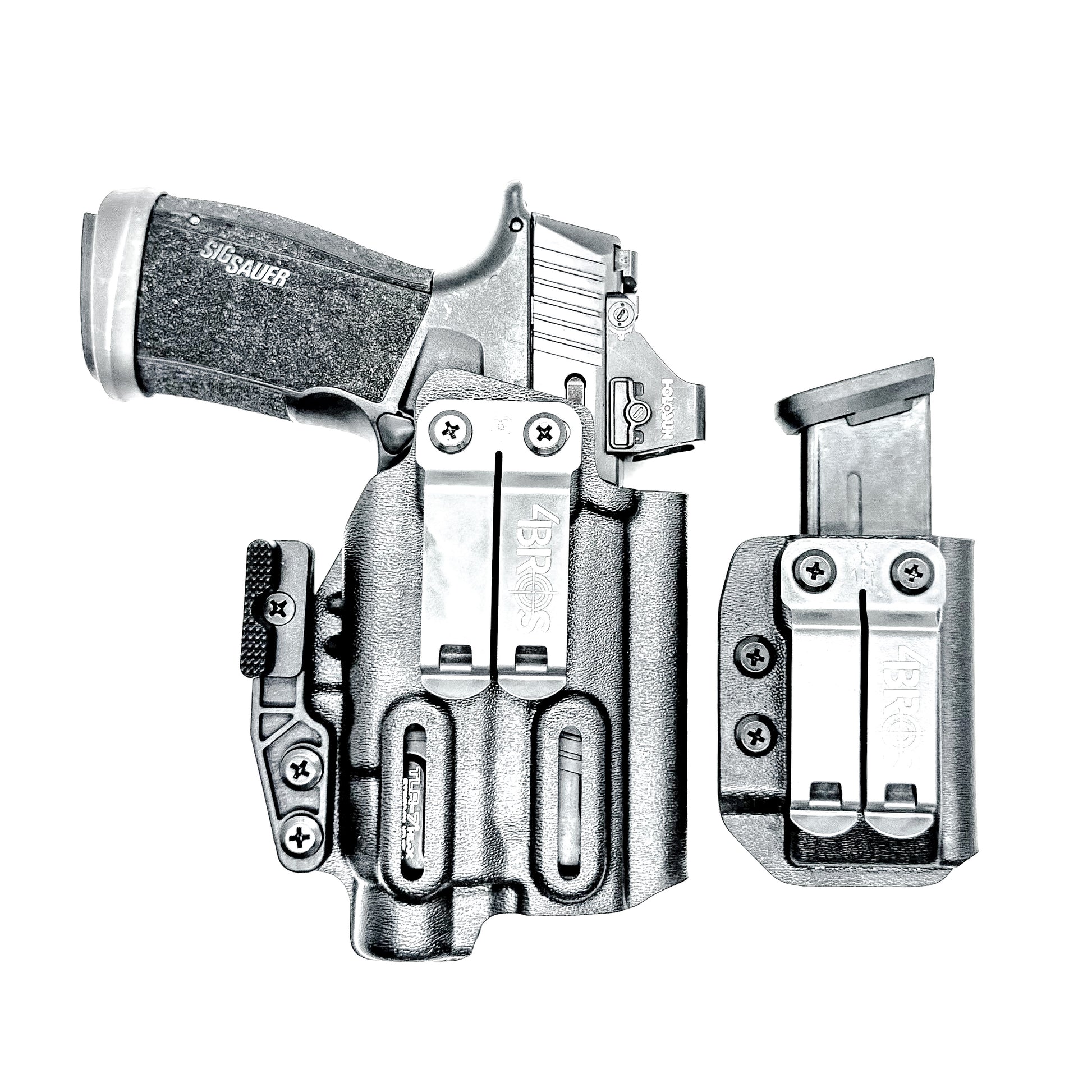 nside Waistband IWB Holster & Magazine carrier Combo fits Sig Sauer P365-XMACRO & Streamlight TLR-7 X/A or TLR-7 HL-X from Four Brothers Holsters
