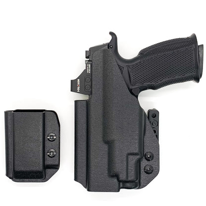Four Brothers Sig Sauer P365XL & Icarus Precision A.C.E 365 XL Hybrid Grip Module  & Streamlight TLR-7 Sub & magazine pouch IWB Inside Waistband Holster Combo

