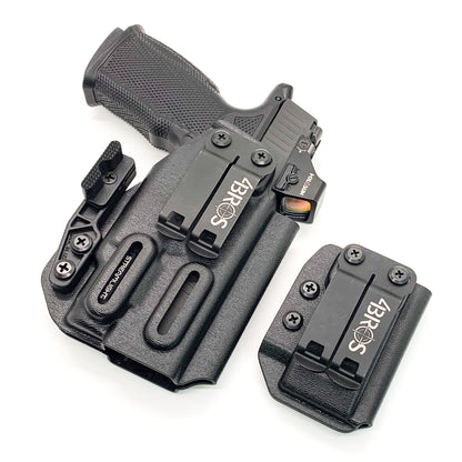 Four Brothers Sig Sauer P365XL & Icarus Precision A.C.E 365 XL Hybrid Grip Module  & Streamlight TLR-7 Sub & magazine pouch IWB Inside Waistband Holster Combo
