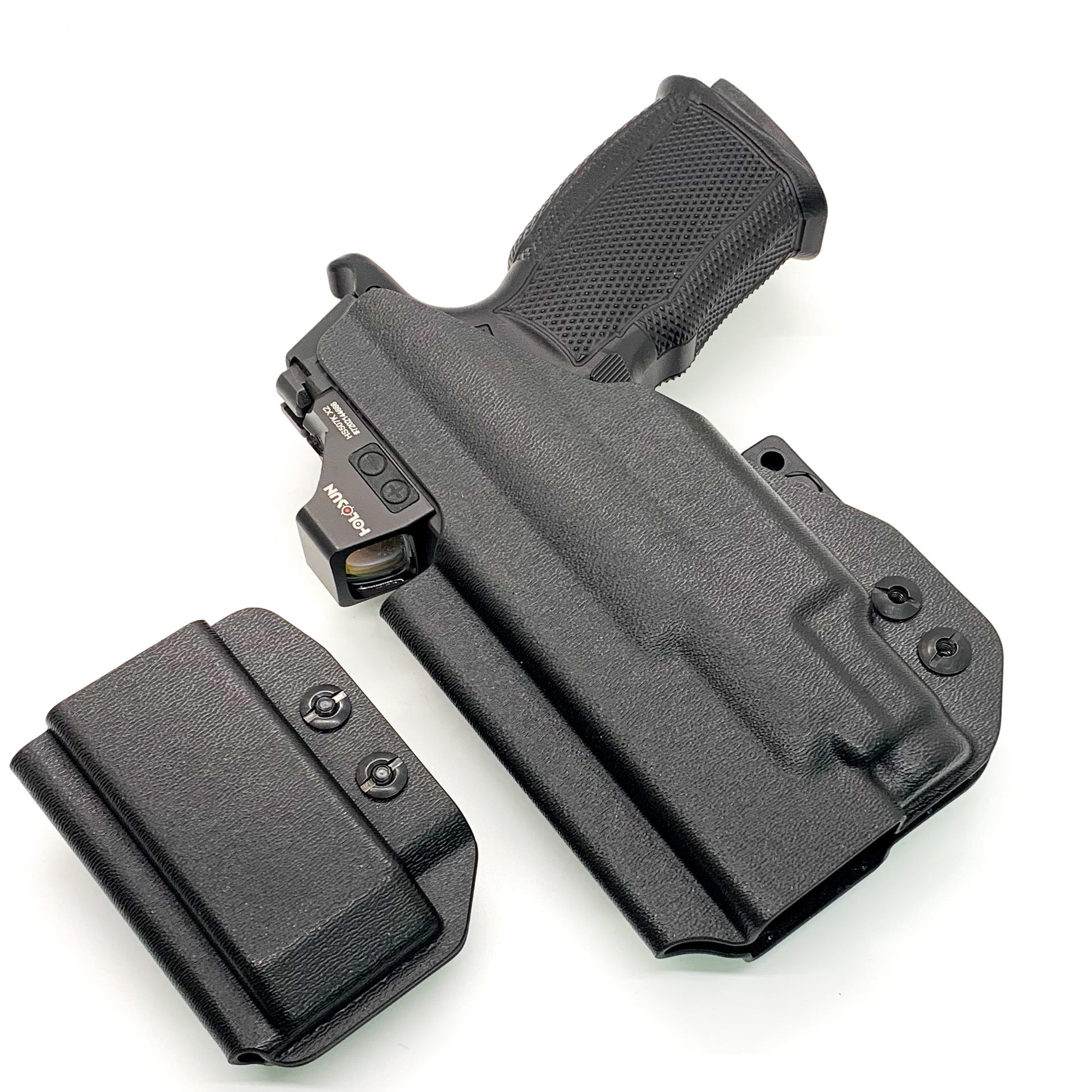 Four Brothers Sig Sauer P365XL & Icarus Precision A.C.E 365 XL Hybrid Grip Module  & Streamlight TLR-7 Sub & magazine pouch IWB Inside Waistband Holster Combo
