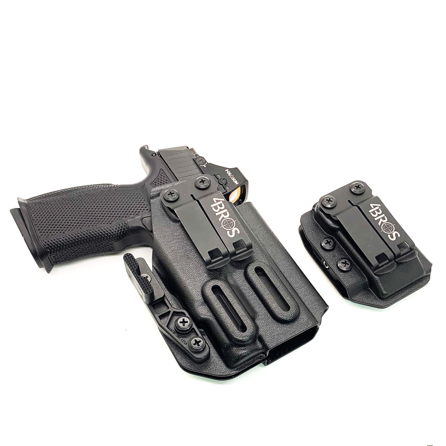 Four Brothers Sig Sauer P365XL & Icarus Precision A.C.E 365 XL Hybrid Grip Module  & Streamlight TLR-7 Sub & magazine pouch IWB Inside Waistband Holster Combo
