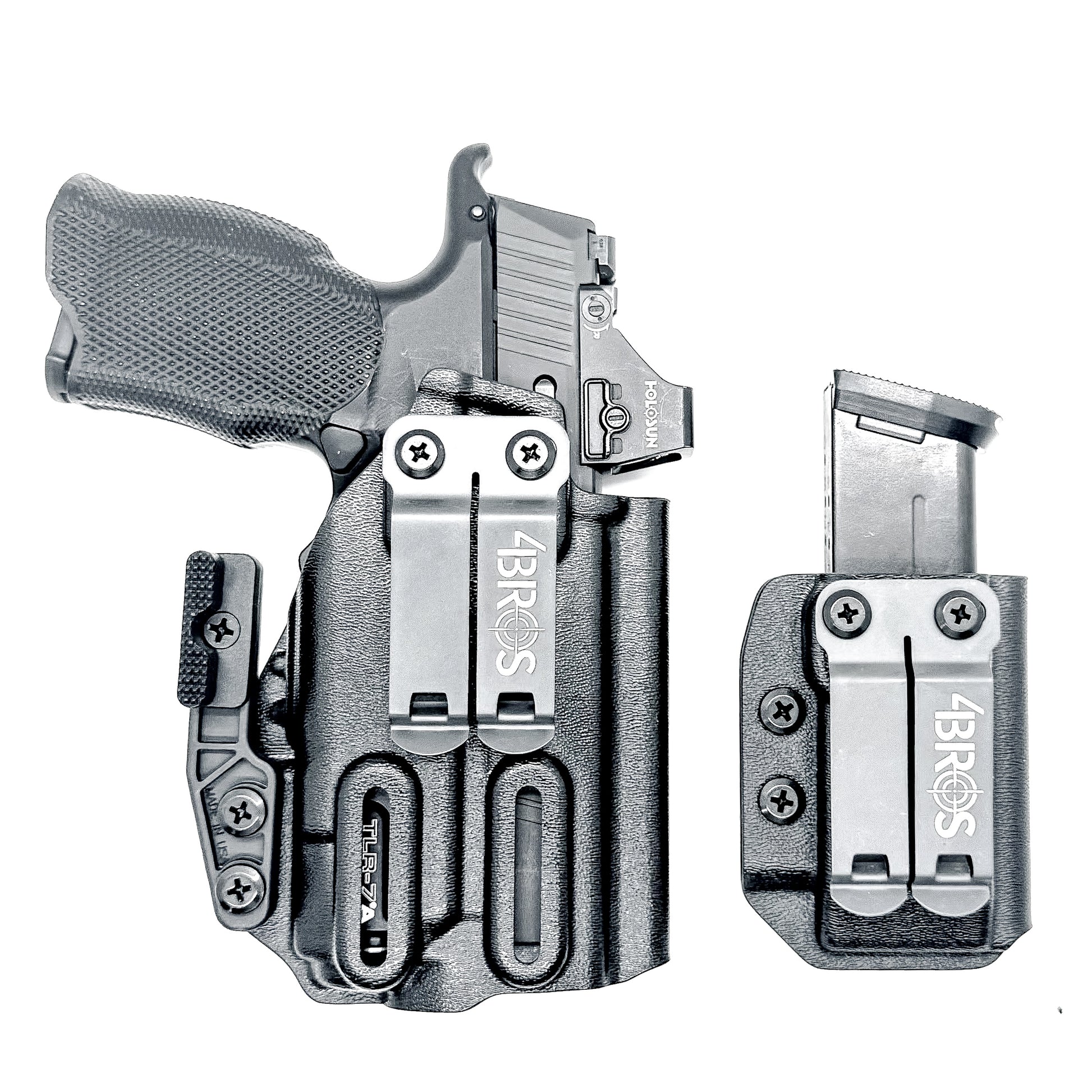 Inside Waistband IWB Holster & Magazine Carrier Combo for the Sig Sauer P365XL & Icarus Precision A.C.E. Module & TLR-7 X or TLR-7 A from Four Brothers Holsters