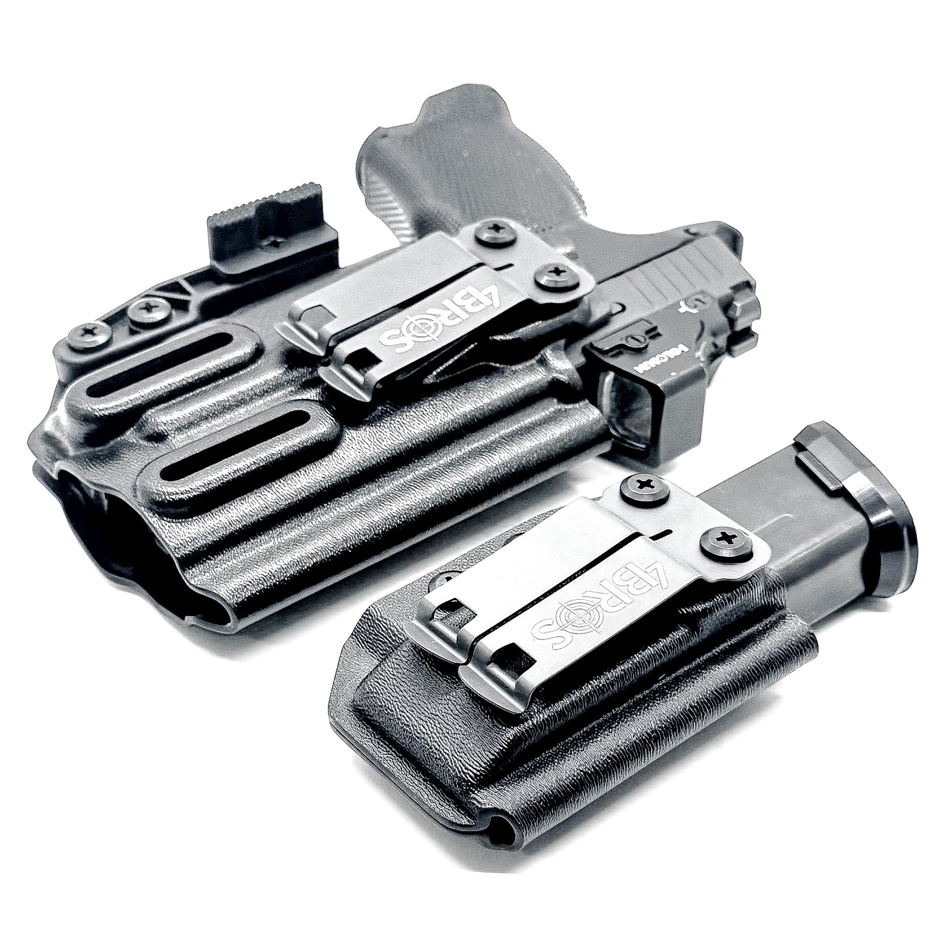 Inside Waistband IWB Holster & Magazine Carrier Combo for the Sig Sauer P365XL & Icarus Precision A.C.E. Module & TLR-7 X or TLR-7 A from Four Brothers Holsters