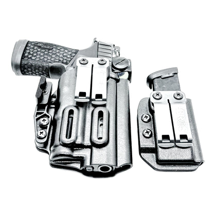 Precision-molded for the Sig Sauer P365-FUSE with SureFire XC3 Sub, this 4BROS IWB Kydex Holster & Magazine Carrier Combo completes your EDC setup.