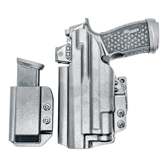 Precision-molded for the Sig Sauer P365-FUSE with SureFire XC3 Sub, this 4BROS IWB Kydex Holster & Magazine Carrier Combo completes your EDC setup.