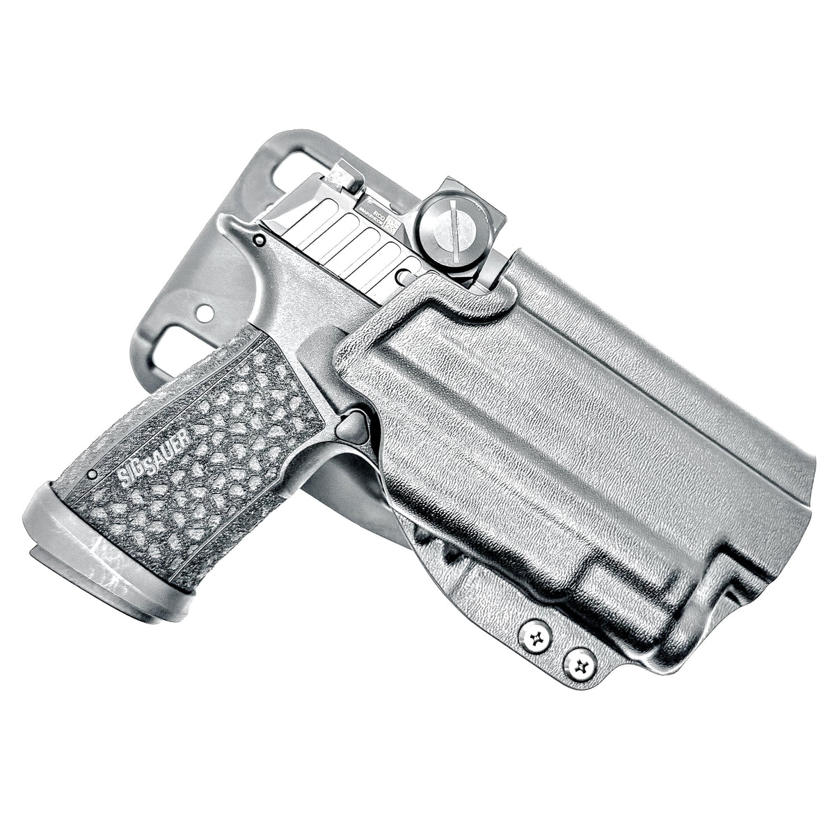For a durable, high-quality Duty & Competition Holster for the Sig Sauer P365-FUSE & SureFire XC3 Sub with adjustable retention & optics clearance, shop 4Bros.