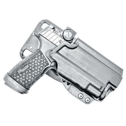 For a durable, high-quality Duty & Competition Holster for the Sig Sauer P365-FUSE & SureFire XC3 Sub with adjustable retention & optics clearance, shop 4Bros.