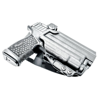 For a durable, high-quality Duty & Competition Holster for the Sig Sauer P365-FUSE & SureFire XC3 Sub with adjustable retention & optics clearance, shop 4Bros.