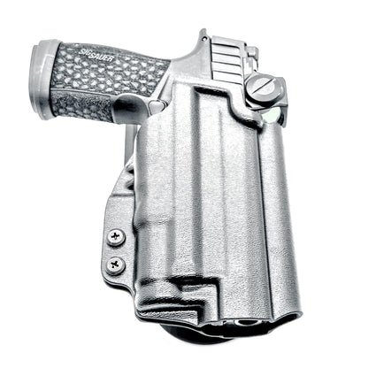 For a durable, high-quality Duty & Competition Holster for the Sig Sauer P365-FUSE & SureFire XC3 Sub with adjustable retention & optics clearance, shop 4Bros.