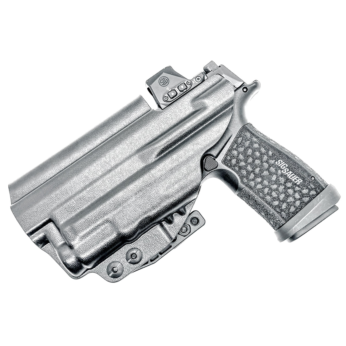 Shop the 4BROS Sig Sauer P365-FUSE & SureFire XC3 Sub IWB Holster, built from .093" Kydex with adjustable retention and an optics-ready profile.