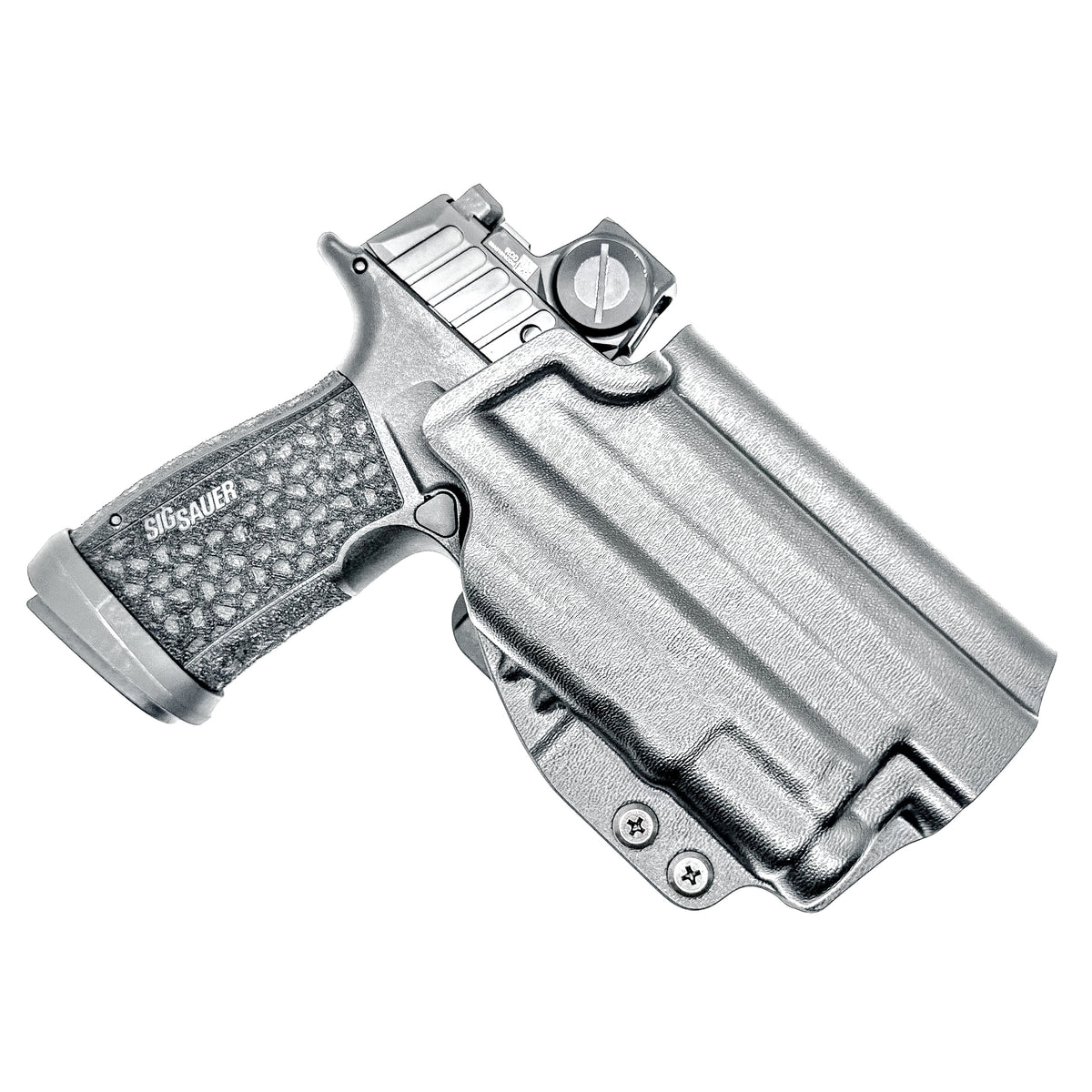 Shop the Sig Sauer P365-FUSE & SureFire XC3 Sub OWB Holster, built from .093" Kydex with adjustable retention and an optics-ready profile from 4Bros Holsters. 