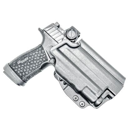 Shop the Sig Sauer P365-FUSE & SureFire XC3 Sub OWB Holster, built from .093" Kydex with adjustable retention and an optics-ready profile from 4Bros Holsters. 