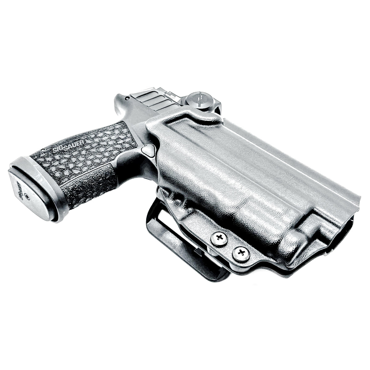 Shop the Sig Sauer P365-FUSE & SureFire XC3 Sub OWB Holster, built from .093" Kydex with adjustable retention and an optics-ready profile from 4Bros Holsters. 