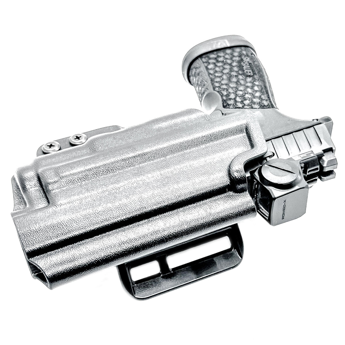 Shop the Sig Sauer P365-FUSE & SureFire XC3 Sub OWB Holster, built from .093" Kydex with adjustable retention and an optics-ready profile from 4Bros Holsters. 