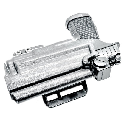 Shop the Sig Sauer P365-FUSE & SureFire XC3 Sub OWB Holster, built from .093" Kydex with adjustable retention and an optics-ready profile from 4Bros Holsters. 