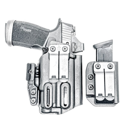 For a Sig Sauer P365-XMACRO & SureFire XC3 Sub Inside Waistband Holster & Magazine Carrier Combo shop Four Brothers Holsters. Proudly Made in the USA.