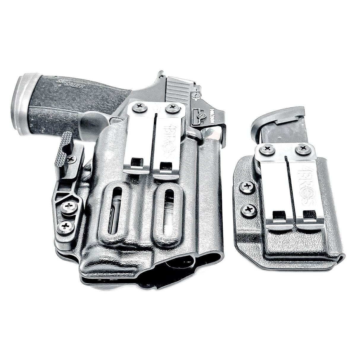 For a Sig Sauer P365-XMACRO & SureFire XC3 Sub Inside Waistband Holster & Magazine Carrier Combo shop Four Brothers Holsters. Proudly Made in the USA.