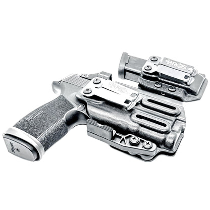 For a Sig Sauer P365-XMACRO & SureFire XC3 Sub Inside Waistband Holster & Magazine Carrier Combo shop Four Brothers Holsters. Proudly Made in the USA.