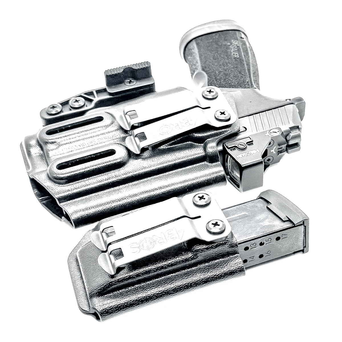 For a Sig Sauer P365-XMACRO & SureFire XC3 Sub Inside Waistband Holster & Magazine Carrier Combo shop Four Brothers Holsters. Proudly Made in the USA.