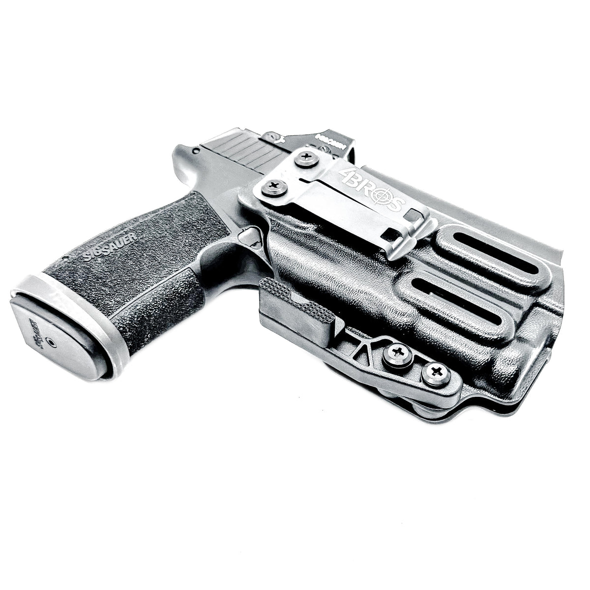 For the best IWB (Inside Waistband) Kydex Holster for the Sig Sauer P365-XMACRO with SureFire XC3 Sub shop Four Brothers Holsters.