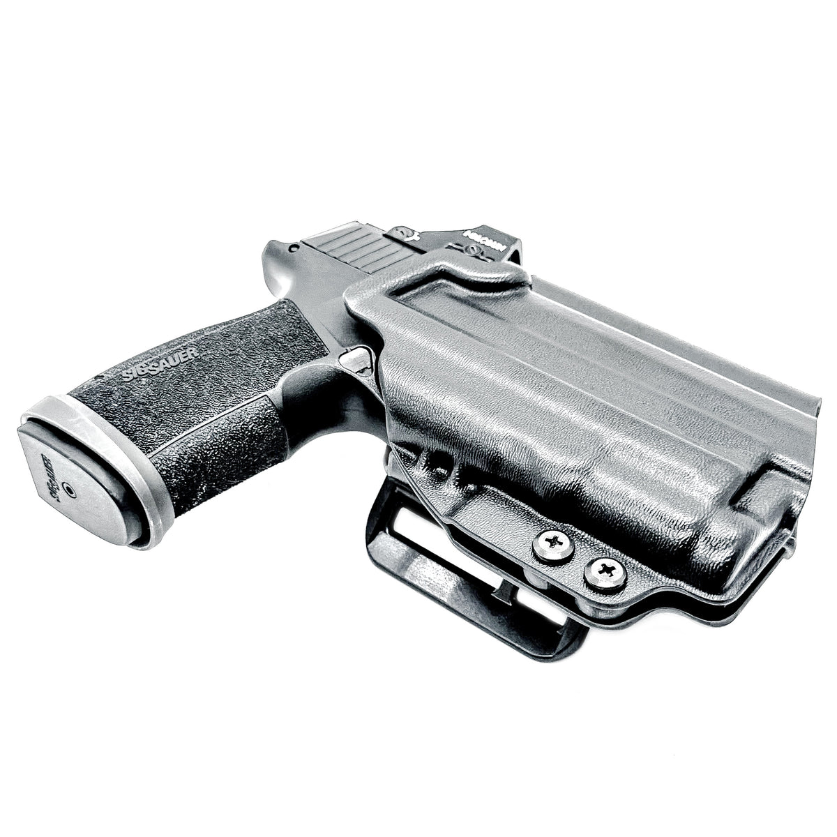 For the best OWB Kydex Holster for the Sig Sauer P365-XMACRO & SureFire XC3 Sub with adjustable retention and an optics-ready profile, shop Four Brothers. 