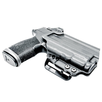 For the best OWB Kydex Holster for the Sig Sauer P365-XMACRO & SureFire XC3 Sub with adjustable retention and an optics-ready profile, shop Four Brothers. 