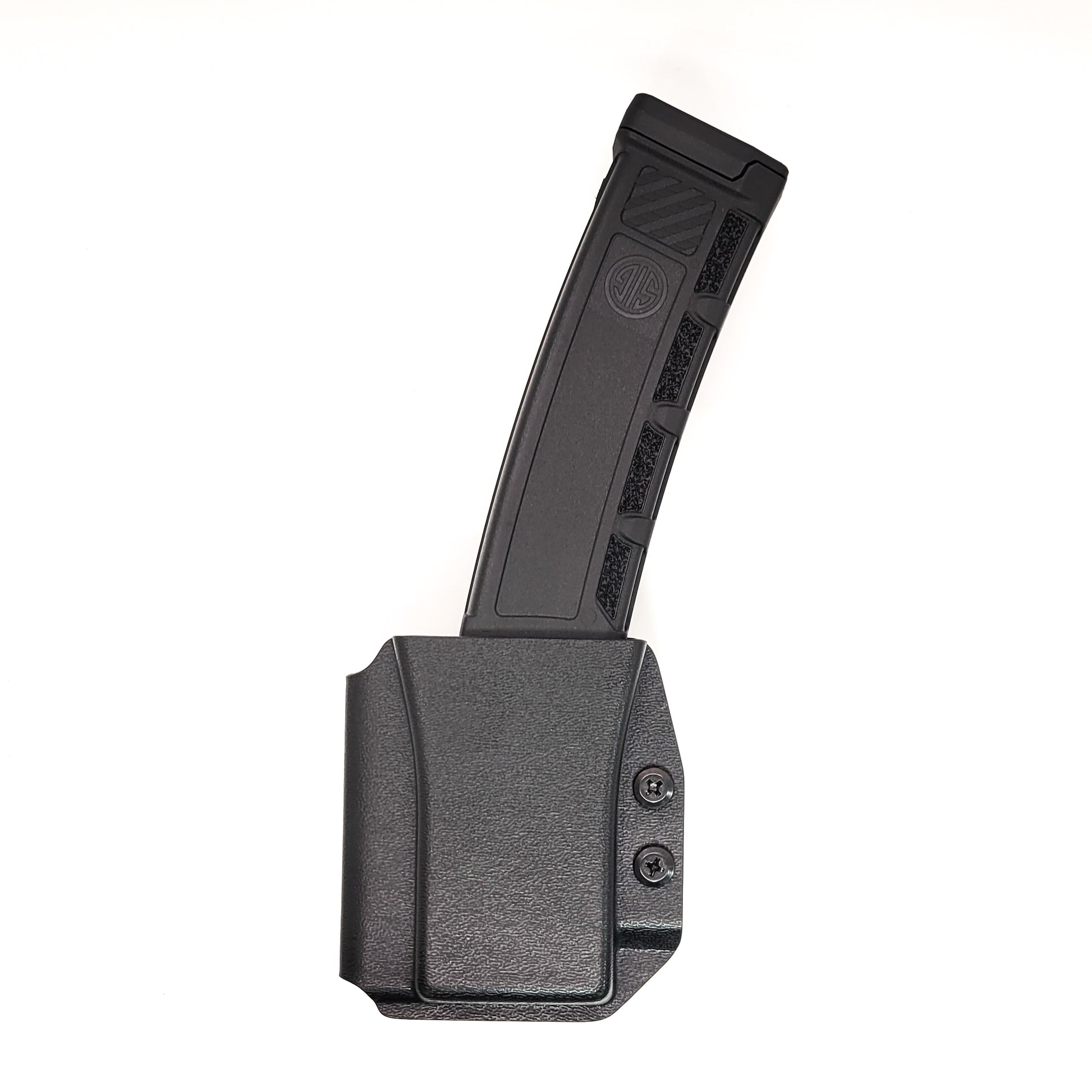 For the best OWB Sig Sauer MPX Magazine carrier of 2023, look no further than Four Brothers Inc.! Our MPX magazine holster is the perfect accessory for keeping your extra magazines secure and easily accessible. Keywords: competition, magazine holster, bullets forward, bullets back, range day, everyday carry, firearms.