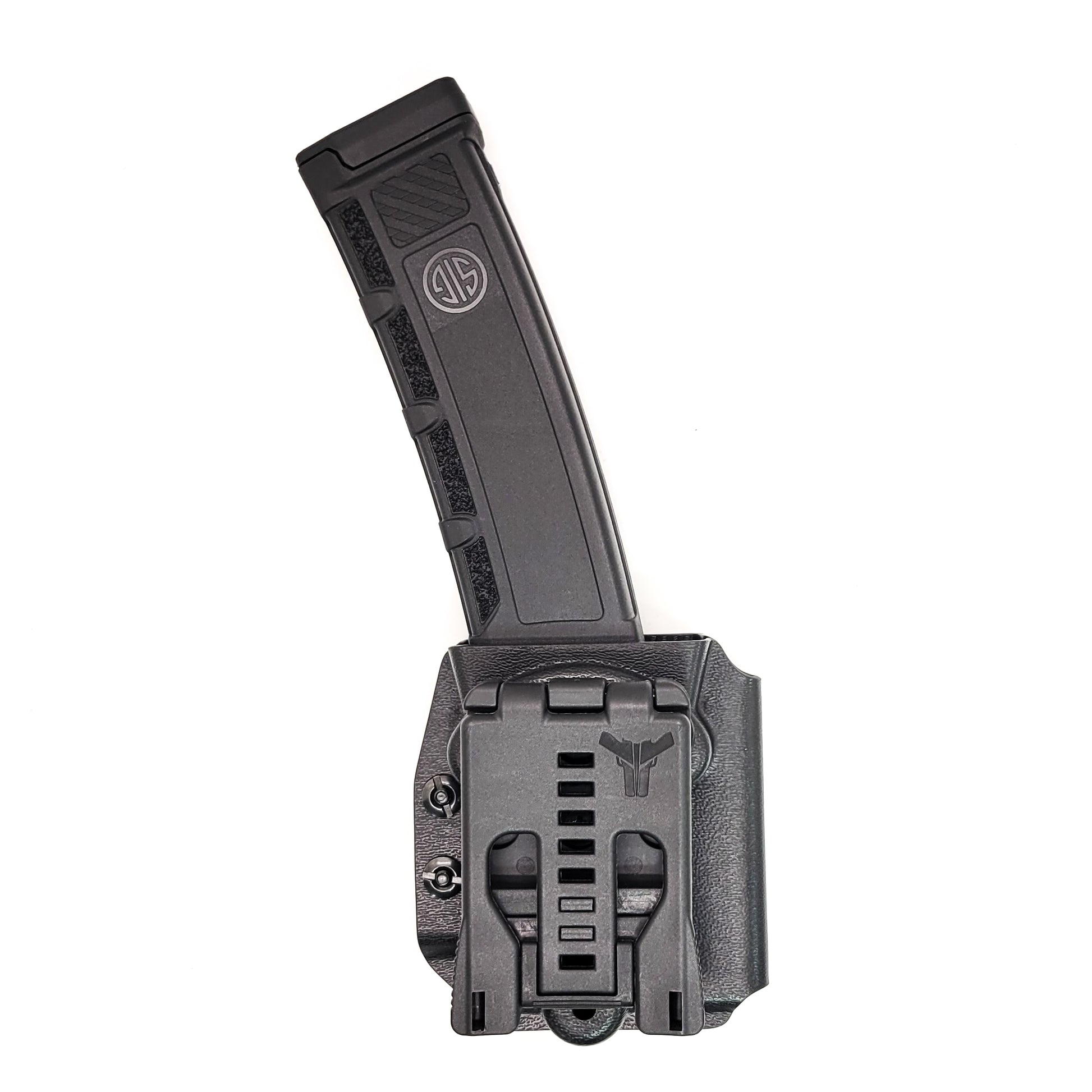 For the best OWB Sig Sauer MPX Magazine carrier of 2023, look no further than Four Brothers Inc.! Our MPX magazine holster is the perfect accessory for keeping your extra magazines secure and easily accessible. Keywords: competition, magazine holster, bullets forward, bullets back, range day, everyday carry, firearms.