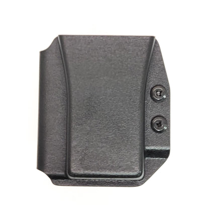 For the best OWB Sig Sauer MPX Magazine carrier of 2023, look no further than Four Brothers Inc.! Our MPX magazine holster is the perfect accessory for keeping your extra magazines secure and easily accessible. Keywords: competition, magazine holster, bullets forward, bullets back, range day, everyday carry, firearms.