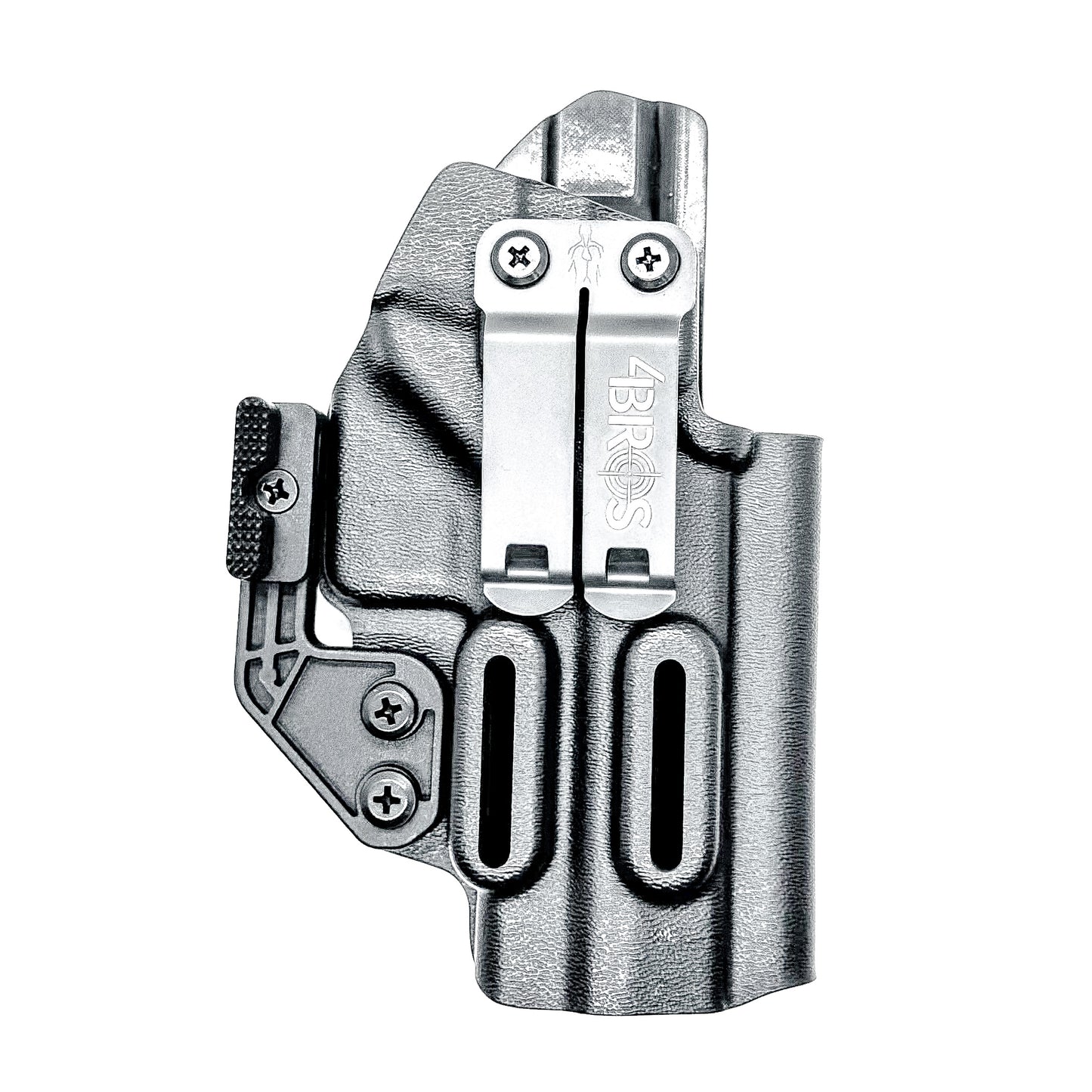 Black Sig Sauer P211 GT4 IWB Holster from Four Brothers Holsters is built for firearm owners who demand a secure, comfortable, and dependable carry option with DCC Monoblock and modwing.