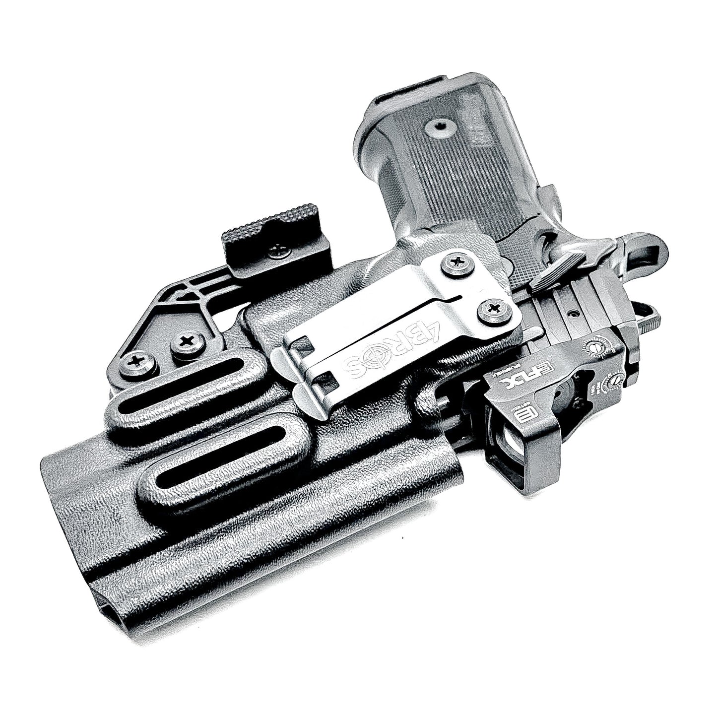 Black Sig Sauer P211 GT4 IWB Holster from Four Brothers Holsters is built for firearm owners who demand a secure, comfortable, and dependable carry option with DCC Monoblock and modwing.