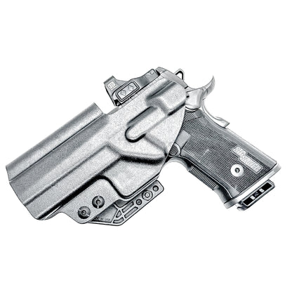 Black Sig Sauer P211 GT4 IWB Holster from Four Brothers Holsters is built for firearm owners who demand a secure, comfortable, and dependable carry option with DCC Monoblock and modwing.