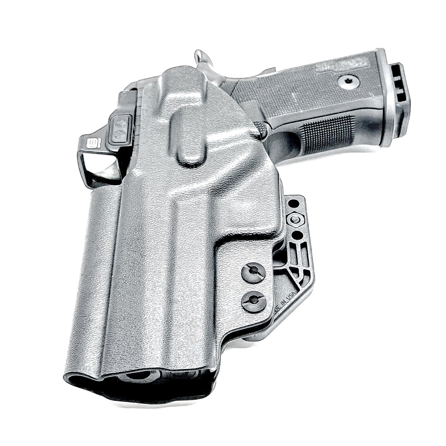 Black Sig Sauer P211 GT4 IWB Holster from Four Brothers Holsters is built for firearm owners who demand a secure, comfortable, and dependable carry option with DCC Monoblock and modwing.