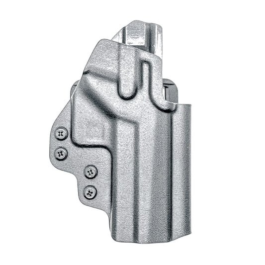 Sig Sauer P211 GT4 OWB Kydex holster with precision-molded fit, adjustable retention, and tough .093" construction. Comfortable carry. Made in the USA. Shown in black with the 4BROS 1.5" Belt Slide.
