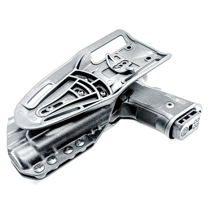 Light-Duty and Competition OWB holster for the Sig Sauer P211 GT4 and Streamlight TLR-1 HL-X or TLR-1 HL-X USB for Outside Waistband range & competition use.