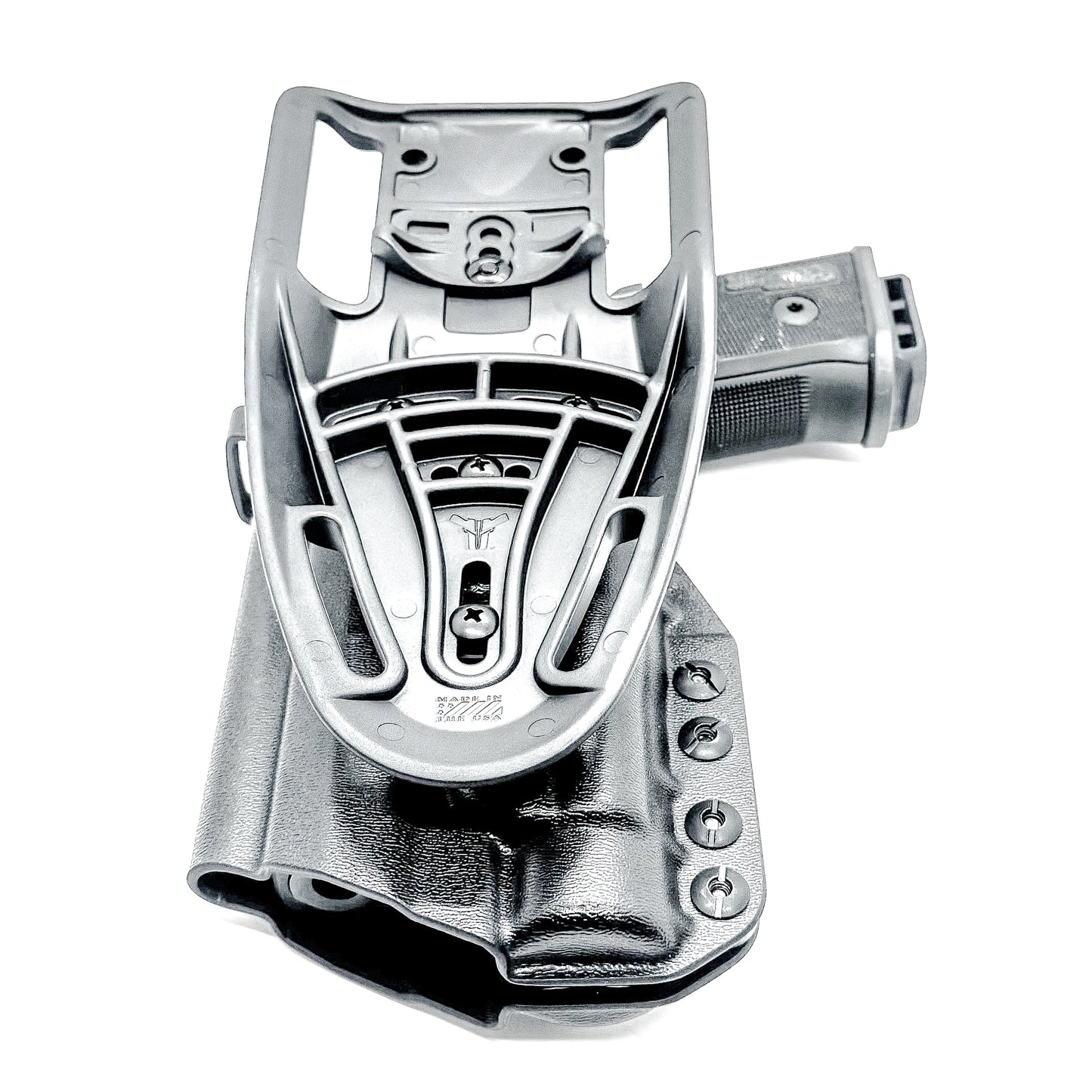 Light-Duty and Competition OWB holster for the Sig Sauer P211 GT4 and Streamlight TLR-1 HL-X or TLR-1 HL-X USB for Outside Waistband range & competition use.