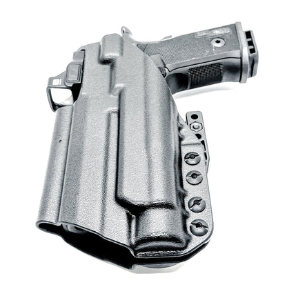 IWB holster for the Sig Sauer P211 GT4 and Streamlight TLR-1 HL-X or TLR-1 HL-X USB for Inside Waistband concealed carry. Optics-ready and adjustable retention.

