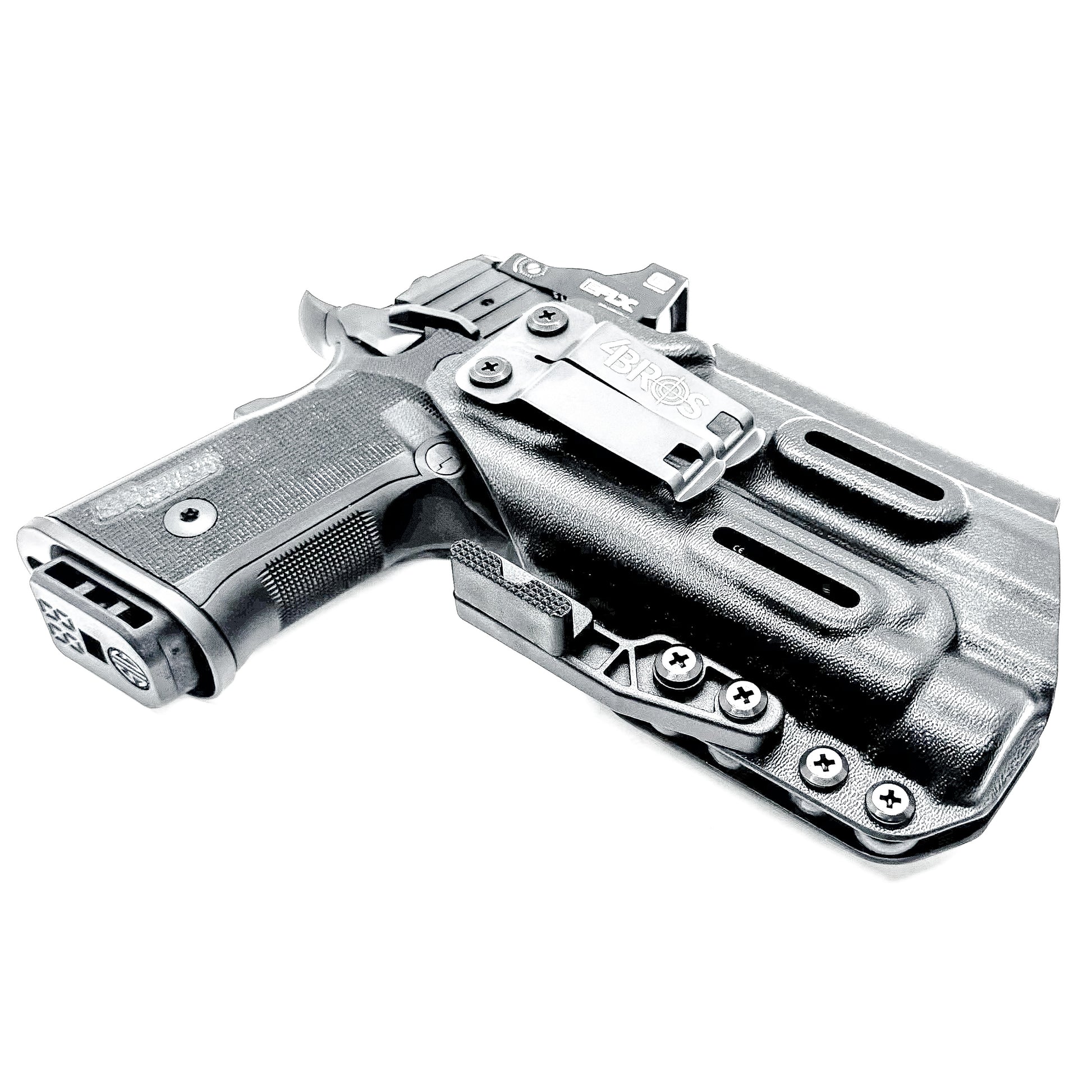 IWB holster for the Sig Sauer P211 GT4 and Streamlight TLR-1 HL-X or TLR-1 HL-X USB for Inside Waistband concealed carry. Optics-ready and adjustable retention.
