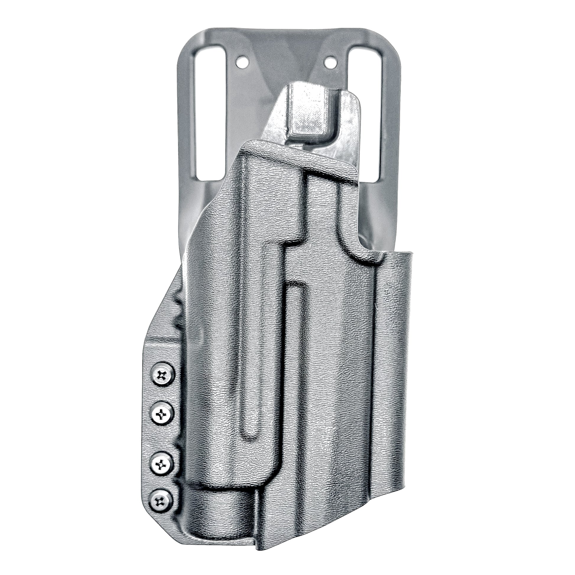 Light-Duty and Competition OWB holster for the Sig Sauer P211 GT4 and Streamlight TLR-1 HL or TLR-1 HP for Outside Waistband range & competition use.
