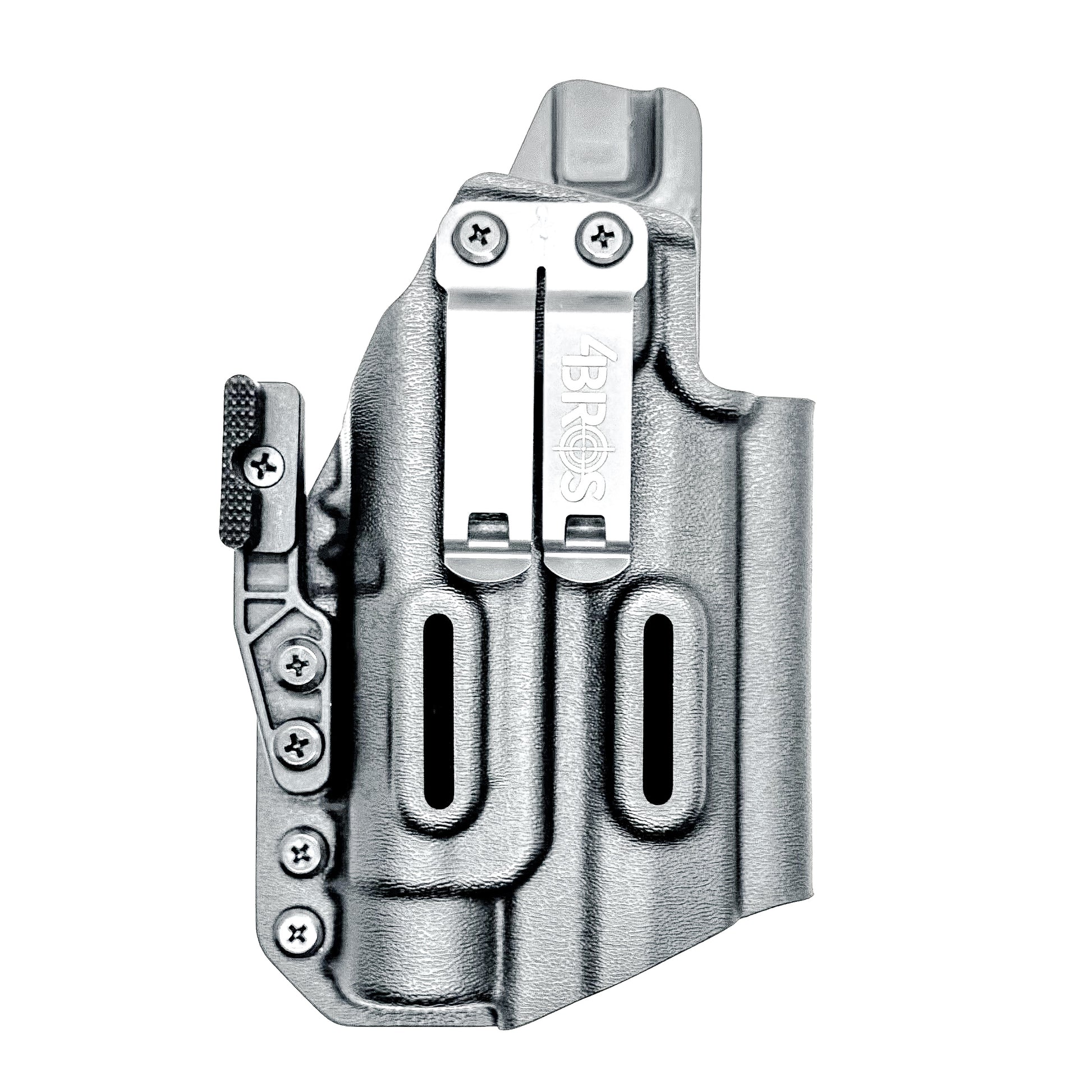 IWB holster for the Sig Sauer P211 GT4 and Streamlight TLR-1 HL or TLR-1 HP for Inside Waistband concealed carry. Optics-ready and adjustable retention.