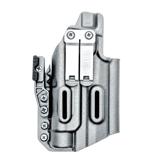 IWB holster for the Sig Sauer P211 GT4 and Streamlight TLR-1 HL or TLR-1 HP for Inside Waistband concealed carry. Optics-ready and adjustable retention.