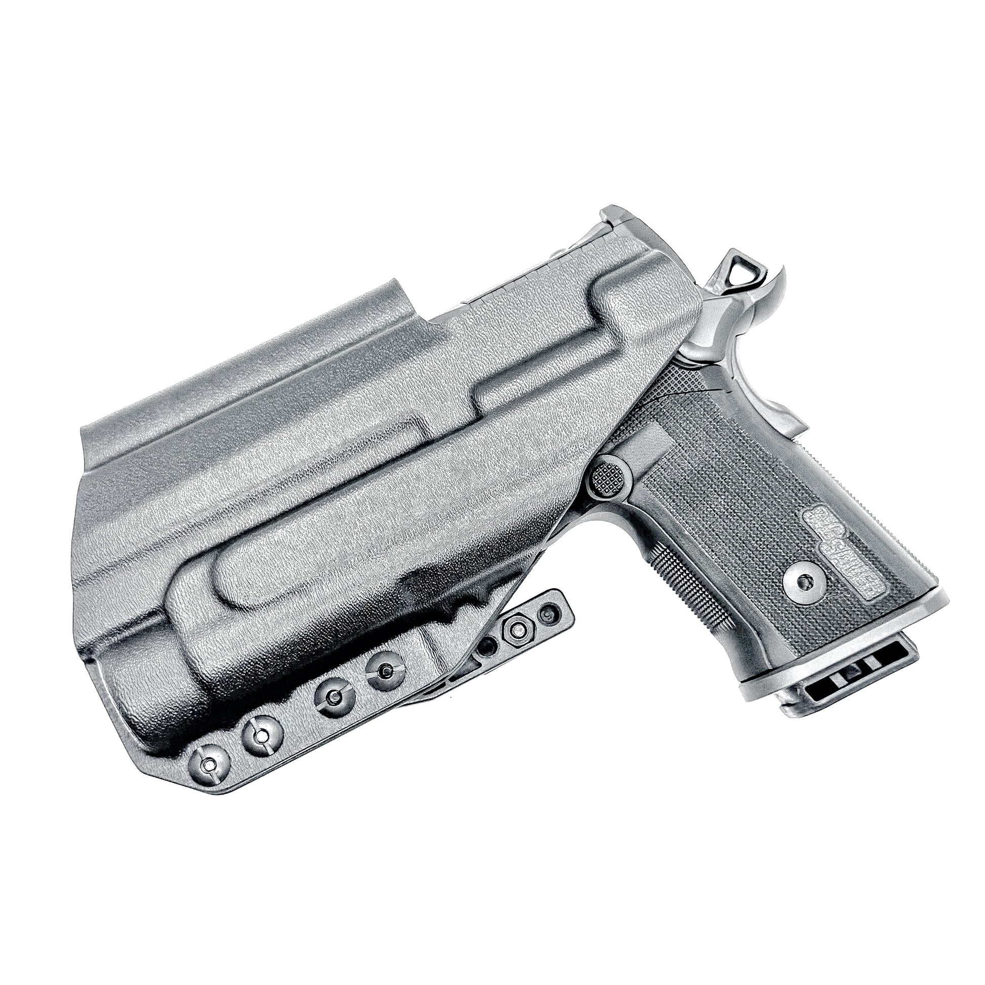 IWB holster for the Sig Sauer P211 GT4 and Streamlight TLR-1 HL or TLR-1 HP for Inside Waistband concealed carry. Optics-ready and adjustable retention.