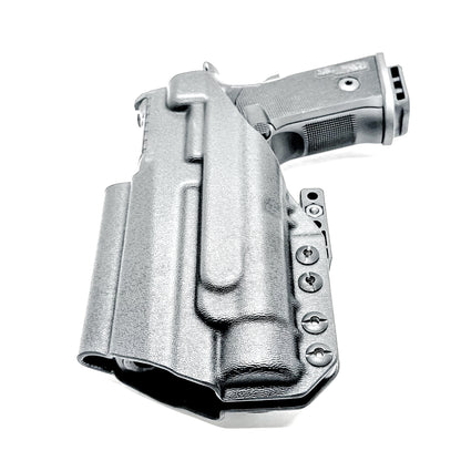IWB holster for the Sig Sauer P211 GT4 and Streamlight TLR-1 HL or TLR-1 HP for Inside Waistband concealed carry. Optics-ready and adjustable retention.