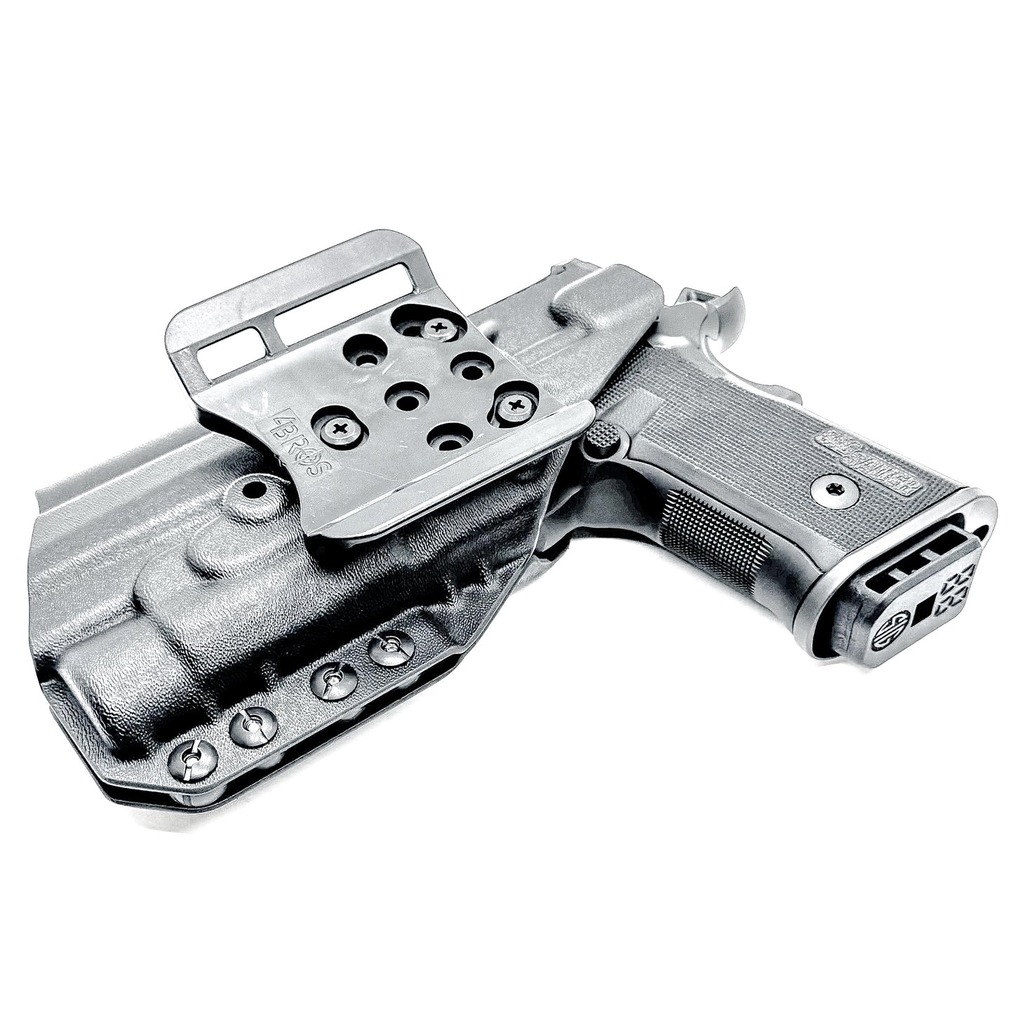 OWB holster for the Sig Sauer P211 GT4 and Streamlight TLR-1 HL or TLR-1 HP for Outside Waistband carry. Optics-ready and adjustable retention.