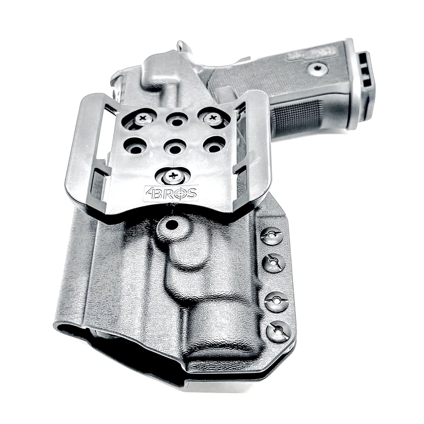OWB holster for the Sig Sauer P211 GT4 and Streamlight TLR-1 HL or TLR-1 HP for Outside Waistband carry. Optics-ready and adjustable retention.