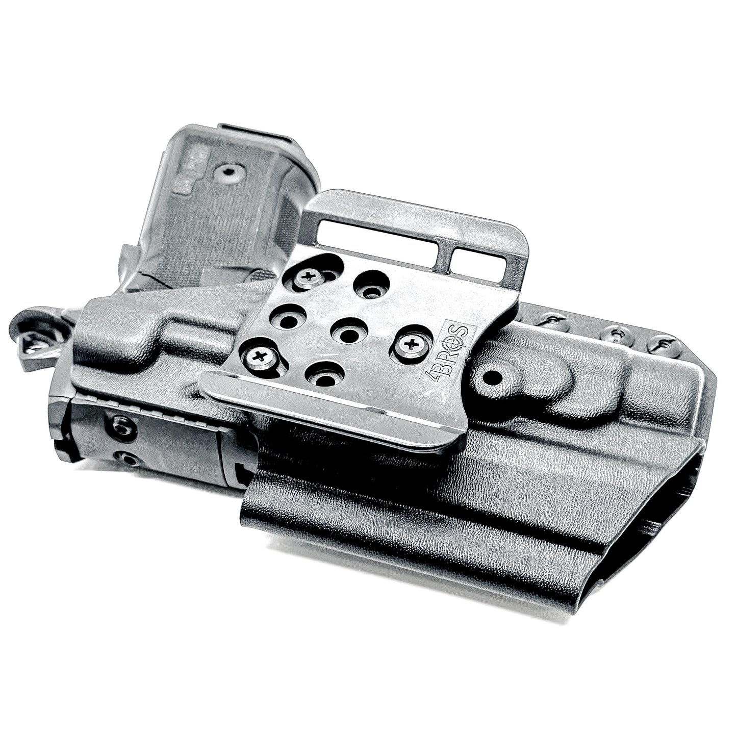 OWB holster for the Sig Sauer P211 GT4 and Streamlight TLR-1 HL or TLR-1 HP for Outside Waistband carry. Optics-ready and adjustable retention.